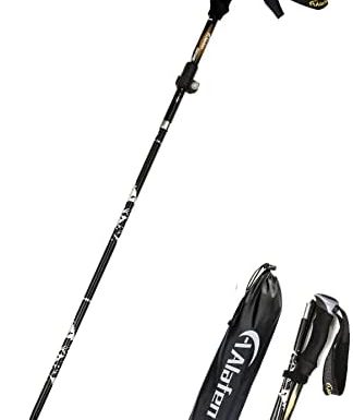 Aluminum Collapsible Ultralight Travel Trekking Hiking Pole for Men and Women