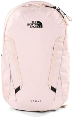 THE NORTH FACE Women's Vault Everyday Laptop Backpack | Commuter Travel Bag with Water-Repellent Finish, Spacious Main Compartment, Pink Salt, One Size