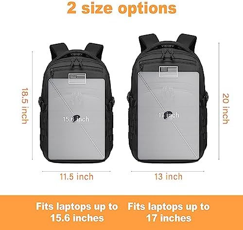 Wotony Military tactical backpack, backpack for men black small tactical assault bag - Image 2